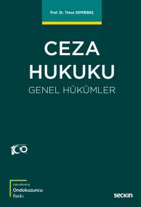 Ceza Hukuku Genel Hükümler