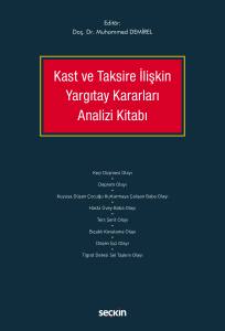 Kast Ve Taksire İlişkin Yargıtay Kararları Analizi Kitabı