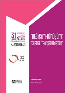 31. Uluslararası Eğitimde Yaratıcı Drama Kongresi
“Değişim – Dönüşüm”