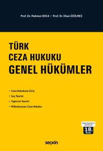 T&uuml;rk Ceza Hukuku Genel H&uuml;k&uuml;mler