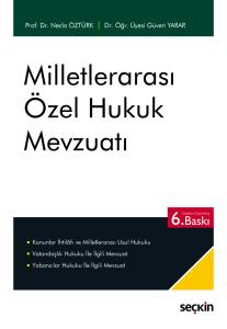 Milletlerarası &Ouml;zel Hukuk Mevzuatı