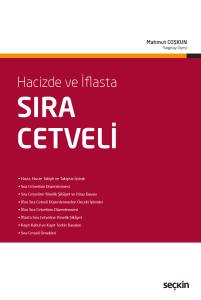 Hacizde Ve İflasta Sıra Cetveli